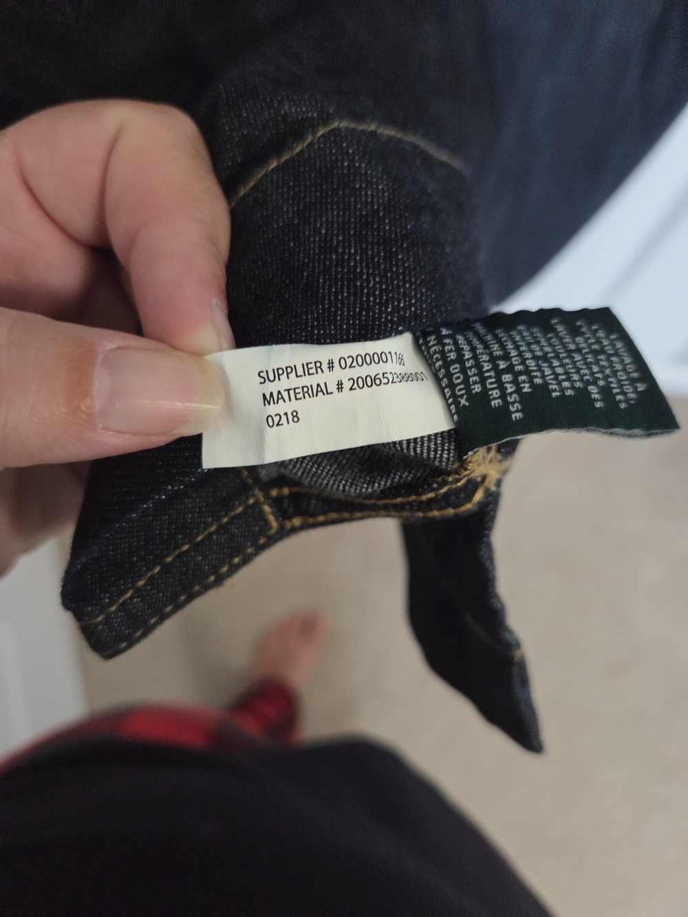 Lauren Ralph Lauren Dark Denim Shirt Dress - Picture 7 of 8